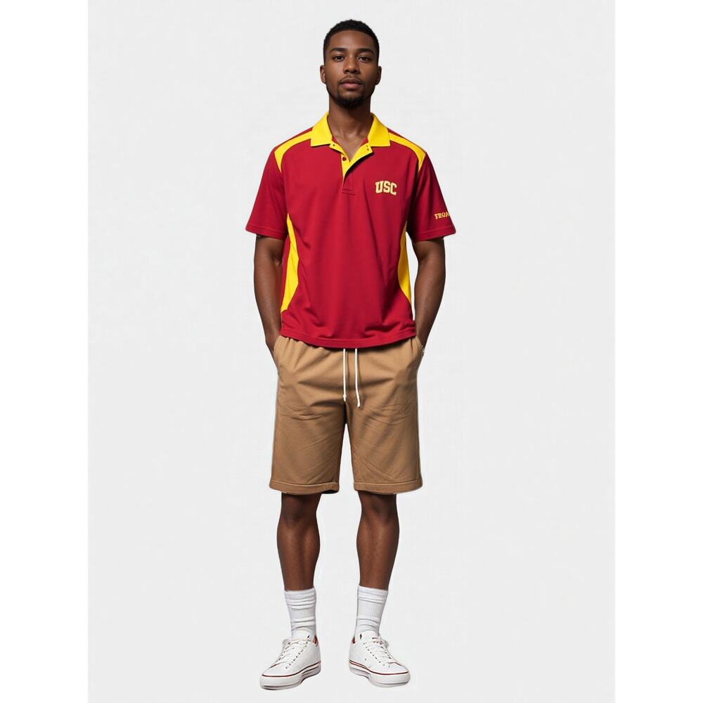 USC Trojan's Men's XL X-Large embroidered Polo shirt - Picture 2 of 8
